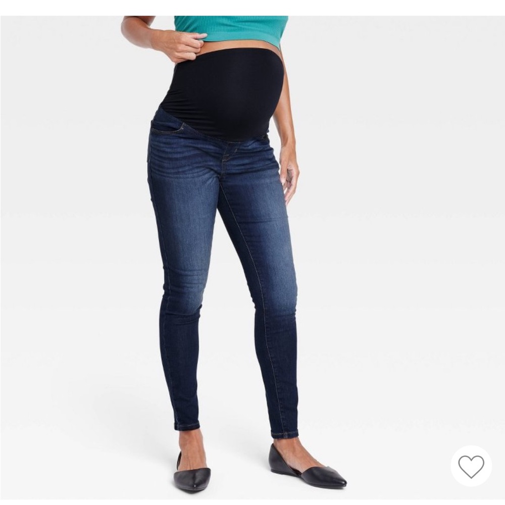 Isabel Maternity by Ingrid & Isabel Dark Blue Skinny Jeans